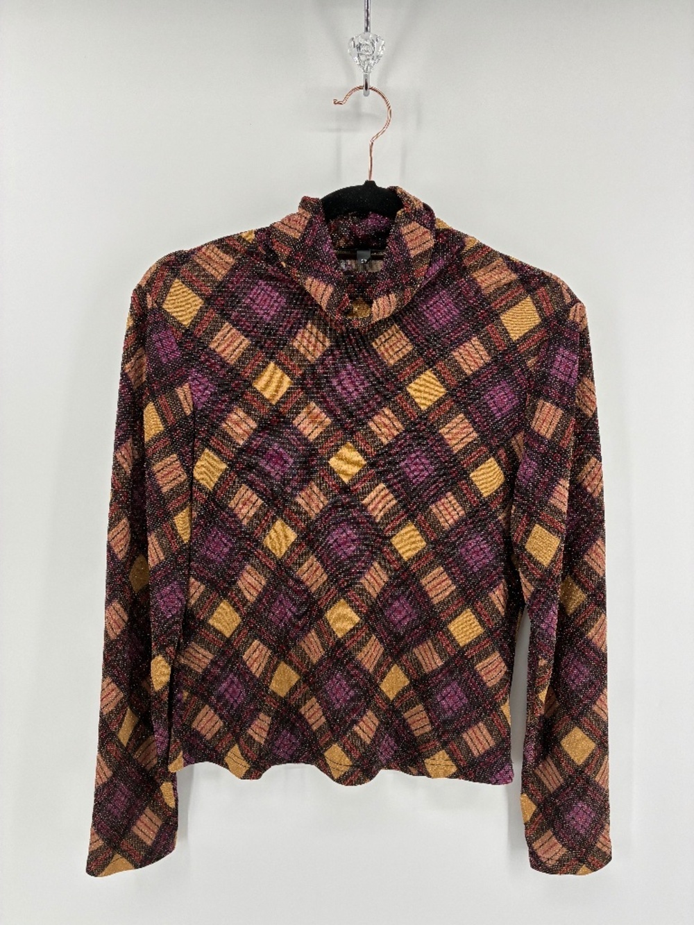 MASSIVE $10 SALE Metallic Festive Holiday Turtleneck Top